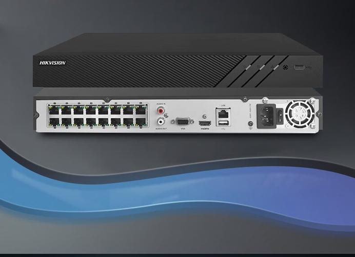 海康威视800万PoE NVR监控主机 4K清晰度与双盘位存储的完美结合